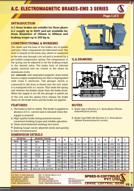 AC Electromagnetic Brakes Dealer in India
