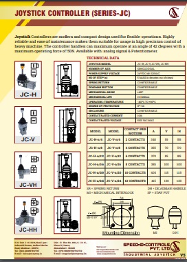 Industrial Joystick Dealer Chennai